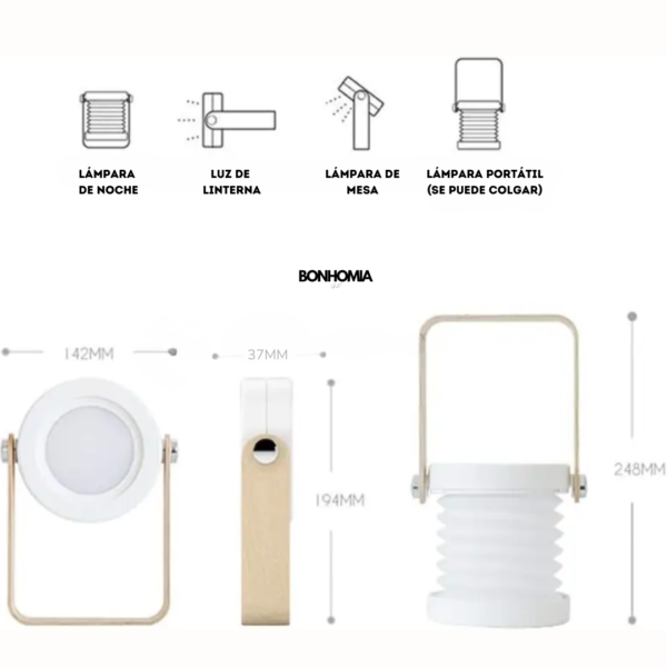 Linterna LED Portátil Colgante - Imagen 7